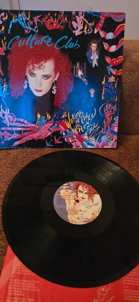 Lp/elpee  culture club waking up with the house on fire, Cd's en Dvd's, Vinyl | Pop, Zo goed als nieuw, 1980 tot 2000, 12 inch