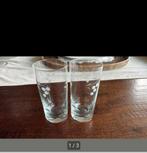 6 Geslepen Longdrink Glazen, Glas of Glazen, Gebruikt, Ophalen of Verzenden, Glas