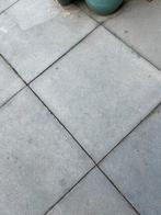 40m2 - 60x60 betontegel grijsachtig antraciet, Ophalen, Gebruikt, 10 m² of meer, Beton