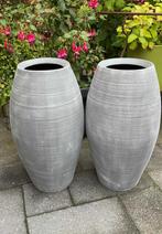 Mooie grote hoge set vazen, Huis en Inrichting, Woonaccessoires | Vazen, Ophalen, Overige kleuren, 50 tot 75 cm, Aardewerk of Porselein