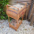 Vintage - Naaimand - Naaikist - Riet/Rotan - Met INHOUD!, Ophalen of Verzenden, Gebruikt, Overige typen