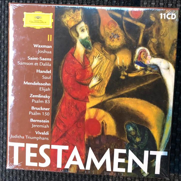 Testament - Deutsche Grammophon - 11CD Boxset, Cd's en Dvd's, Cd's | Klassiek, Nieuw in verpakking, Vocaal, Modernisme tot heden