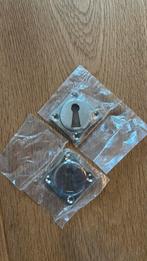 Sleutelrozetten sleutelgat 2 stuks - jaren 30, Ophalen, Nieuw, Koper of Messing, Slot