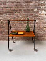 Vintage inklapbare  Cosack trolley  op wieltjes, Huis en Inrichting, Ophalen of Verzenden, Gebruikt, Rechthoekig, 60 cm of meer