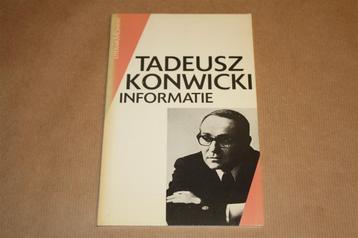 Tadeusz Konwicki. Informatie. LiterairMoment. beschikbaar voor biedingen