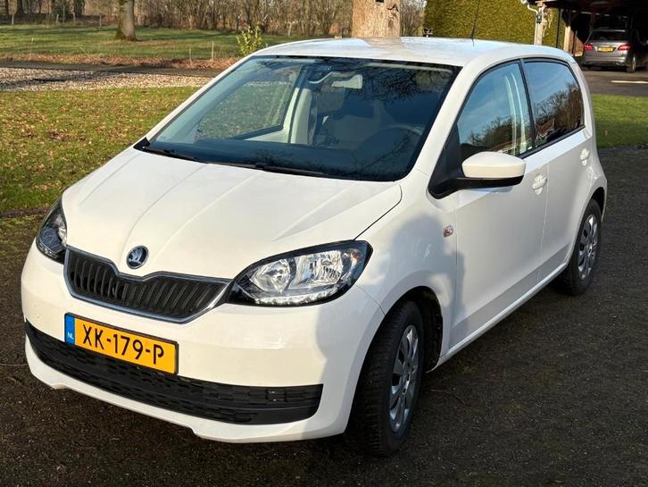 Skoda Citigo 1.0 44KW/60PK 3-D Aut5 2019 Wit ( in Topstaat ), Auto's, Skoda, Bedrijf, Citigo, Airbags, Airconditioning, Bluetooth