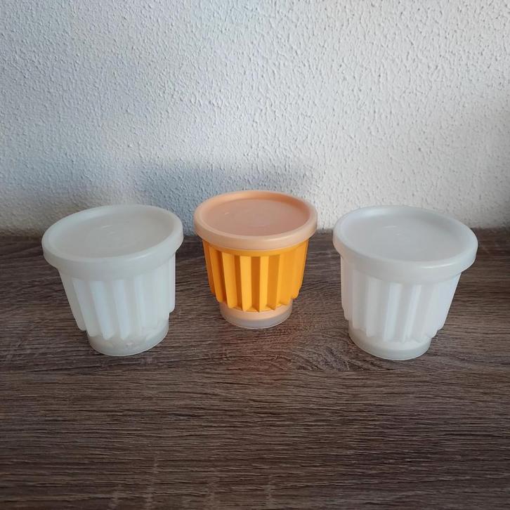 Tupperware puddingvormpjes, Huis en Inrichting, Keuken | Tupperware, Gebruikt, Overige typen, Ophalen of Verzenden