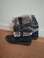 Zwart gevoerde Geox laarzen mt 38,5, Geox, Hoge laarzen, Zwart, Ophalen of Verzenden