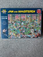 Jan van Haasteren Nieuw biljart krijt op tijd  - 1500 st, Ophalen of Verzenden, 500 t/m 1500 stukjes, Zo goed als nieuw, Legpuzzel