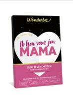 Cadeaubon Wonderbox "IK HOU VAN JOU MAMA'' t.w.v. €100,-, Tickets en Kaartjes, Kortingen en Cadeaubonnen, Twee personen, Cadeaubon