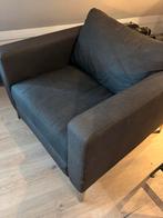 IKEA KARLSTAD Fauteuil Grijs, Huis en Inrichting, Fauteuils, Ophalen, Gebruikt, Stof, 75 tot 100 cm