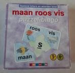 Maan Roos Vis puzzel bingo voor 1-6 spelers letters leren, Puzzelen, Ophalen of Verzenden