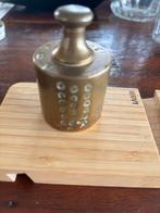 Koperen gewichtjes met eikmerken - 5 ons, 5 hg, 1 hg, Antiek en Kunst, Ophalen of Verzenden