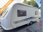 Hobby De Luxe 495 UL / mover / cassette luifel, Caravans en Kamperen, Caravans, Rondzit, Hobby, Schokbreker, Bedrijf