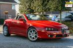 Alfa Romeo Spider 2.2 JTS 185 PK Leder Cruise Clima 18'' Nie, Auto's, Alfa Romeo, Lederen bekleding, Gebruikt, Zwart, 4 cilinders