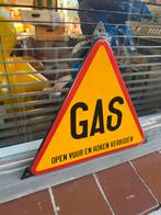 Vintage emaille Gasbord - Open Vuur Verboden, Ophalen of Verzenden