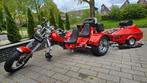 Bos's trike MT1 met aanhanger, Auto's, Overige Auto's, Origineel Nederlands, Te koop, Benzine, Kunstmatig leder