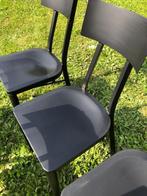 Stoelen, Zwart, Ophalen of Verzenden, Zo goed als nieuw, Metaal