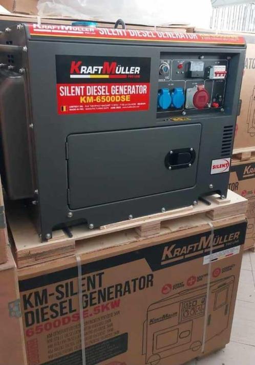 Aggregaat / Generator 220/380 5500 watt Kraft Müller DIESEl, Doe-het-zelf en Verbouw, Aggregaten, Nieuw, Dieselolie, 5 tot 10 kVA