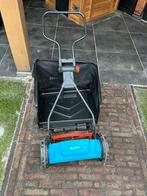 Handgrasmaaier Kooimes van Gardena, Tuin en Terras, Grasmaaiers, Gebruikt, Handgrasmaaier, Ophalen of Verzenden, Opvangzak