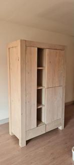 stijger houten kast., Huis en Inrichting, Kasten | Kledingkasten, Gebruikt, 100 tot 150 cm, Ophalen of Verzenden, 150 tot 200 cm