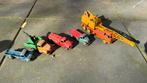 5 antieke Dinky Toys auto’s (hijskraan, petrol, vrachtwagen), Kinderen en Baby's, Speelgoed | Speelgoedvoertuigen, Gebruikt, Ophalen of Verzenden