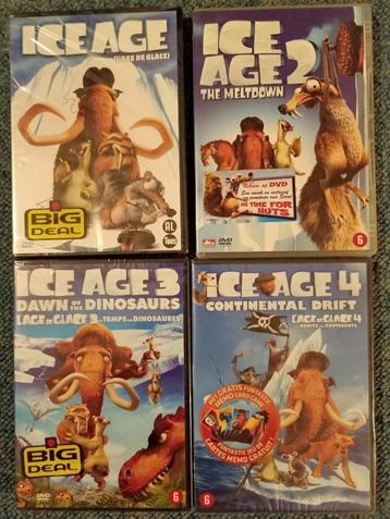 Ice Age 1 t/m 4 geheel nieuw in verpakking beschikbaar voor biedingen