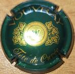 Crémant de Loire Capsule, Cave de VOUVRAY groen & goud nr.01, Ophalen of Verzenden, Nieuw, Frankrijk, Champagne