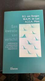 H.J. van Dongen - Een kwestie van verschil, Ophalen of Verzenden, H.J. van Dongen, Management, Zo goed als nieuw