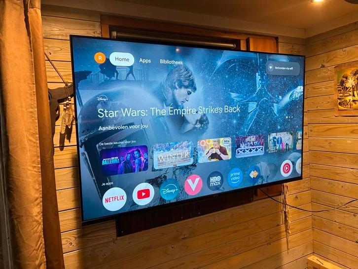 55" PEAQ Smart TV - Perfect voor Filmavonden!, Audio, Tv en Foto, Televisies, Gebruikt, LED, 100 cm of meer, 4k (UHD), Overige merken