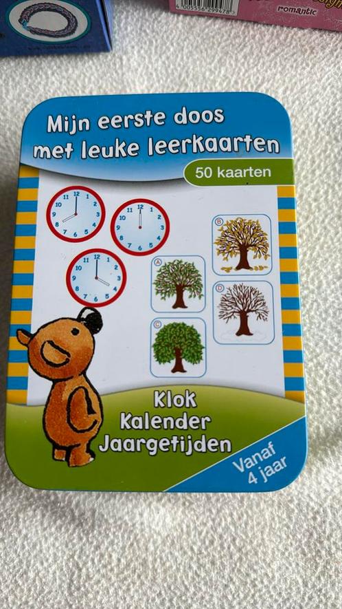 Mijn eerste doos met leuke leerkaarten klok kalender, Kinderen en Baby's, Speelgoed | Educatief en Creatief, Nieuw, Puzzelen, Taal en Lezen