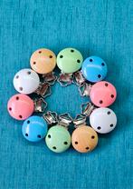 Houten speenclips, diverse kleuren - 10 voor € 9,-, Hobby en Vrije tijd, Breien en Haken, Verzenden, Nieuw, Haken, Overige typen