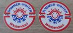 2 Oude Stickers WESTENDORF AUSTRIA., Ophalen of Verzenden, Zo goed als nieuw, Overige typen