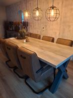 Prachtige eethoek als nieuw, Ophalen, 200 cm of meer, 50 tot 100 cm, Zo goed als nieuw