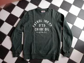 Petrol Industries sweater zeer goede staat maat L groen beschikbaar voor biedingen