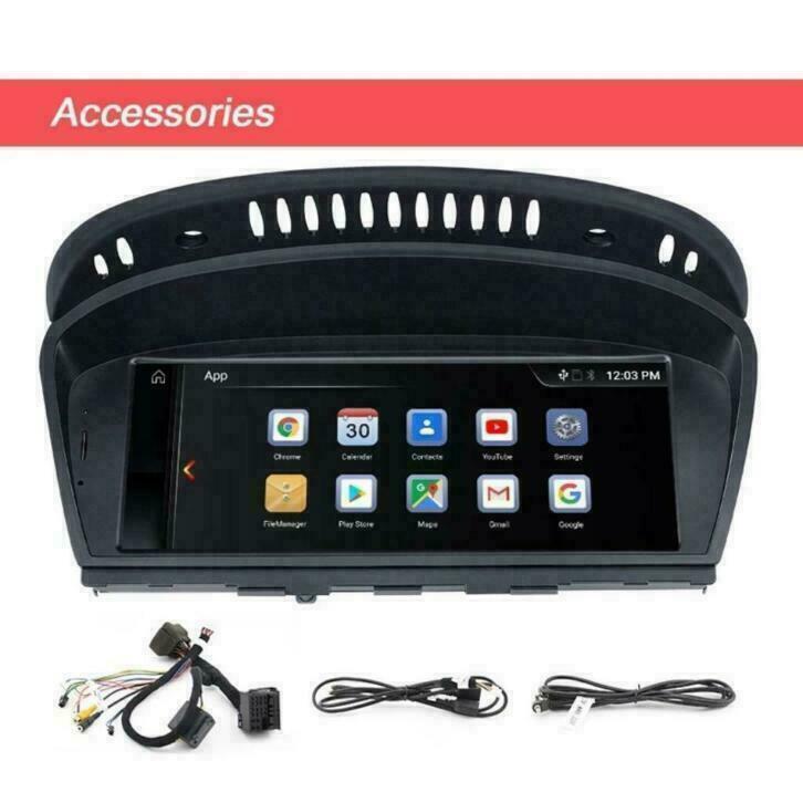 BMW 3serie E90 5serie E60 navigatie android 10 wifi dab+, Auto diversen, Autoradio's, Nieuw, Ophalen of Verzenden