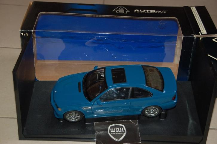1:18 BMW M3 E46 COUPE laguna seca Autoart 70544 WRH, Hobby en Vrije tijd, Modelauto's | 1:18, Zo goed als nieuw, Auto, Autoart