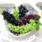 Kunst Druiventros Nep Sier Fruit Voedsel Druif Druiven Tros, Huis en Inrichting, Woonaccessoires | Overige, Verzenden, Nieuw