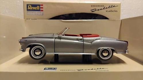 Borgward Isabella convertible silver Revell metal 1:18 KRD, Hobby en Vrije tijd, Modelauto's | 1:18, Zo goed als nieuw, Auto, Revell