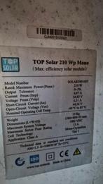 2 maal TopSolar paneel 210Wp Mono (1580x80835mm), Doe-het-zelf en Verbouw, Zonnepanelen en Toebehoren, Ophalen, Gebruikt, Paneel