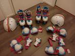 K3 Rolschaatsen Set - Maat 35-38 - Helm & Beschermers, Ophalen of Verzenden, Verstelbaar, Gebruikt, Kinderen