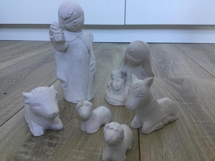 Kerststal Figuren Set, Diversen, Kerst, Zo goed als nieuw, Ophalen