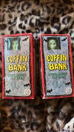 Vintage coffin bank, Ophalen of Verzenden, Zo goed als nieuw, Kwartet(ten)