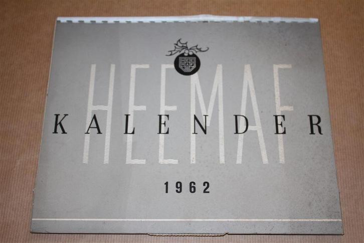Oude kalender Machinefabriek Heemaf Hengelo 1962 !!, Verzamelen, Merken en Reclamevoorwerpen, Zo goed als nieuw, Overige typen