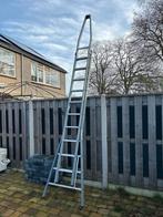 Dirks Ladder - 4 meter of meer, Doe-het-zelf en Verbouw, Ladders en Trappen, Ophalen, Gebruikt, Ladder, Opvouwbaar of Inschuifbaar