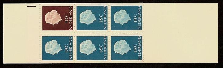 Nederland Postzegelboekje 3yW reg str Bruin postfris, Postzegels en Munten, Postzegels | Nederland, Postfris, Na 1940, Ophalen of Verzenden