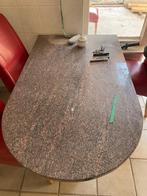 Granieten keukentafel, Huis en Inrichting, Tafels | Eettafels, Ophalen, Overige materialen, 100 tot 150 cm, 50 tot 100 cm