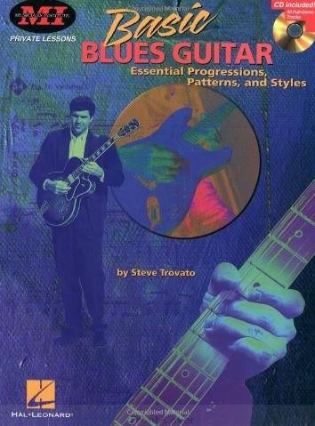 gitaar lesboek-Basic Blues Guitar + cd-ook TAB, Gitaar, Les of Cursus, Ophalen of Verzenden, Zo goed als nieuw