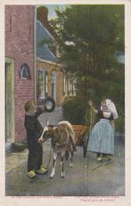 Onbekend Walcheren 1933 bokkenwagen geitenkar klederdracht, Verzenden, 1920 tot 1940, Gelopen, Zeeland