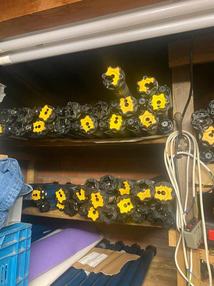 Rolluik & Zonnescherm Motoren - Diverse Maten, Doe-het-zelf en Verbouw, Rolluiken, Gebruikt, Minder dan 100 cm, Overige kleuren